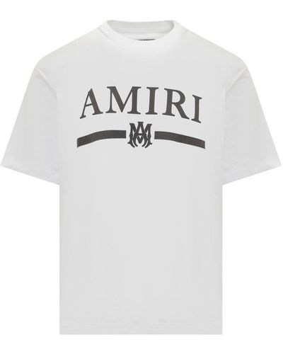Amiri T-shirt With Bar Logo - White