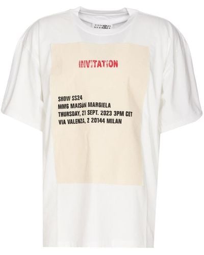 MM6 by Maison Martin Margiela Cotton T-Shirt - White
