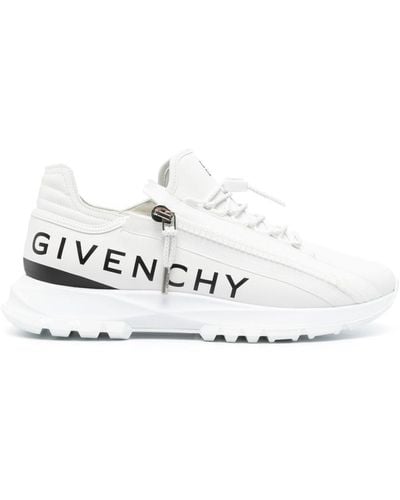 Givenchy Spectre Zipped Leather Low-top Trainers - White