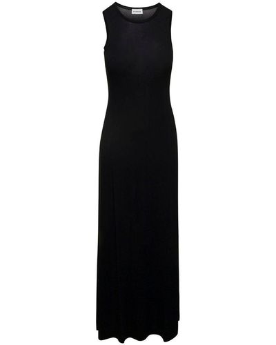 P.A.R.O.S.H. Maxi Sleeveless Dress - Black
