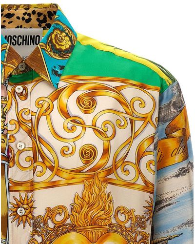 Moschino Archive Scarves Print Shirt, Blouse - Multicolour