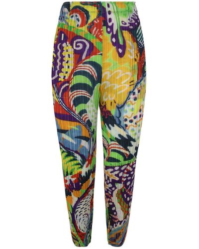 Pleats Please Issey Miyake Snowrunner Pants Clothing - Multicolor