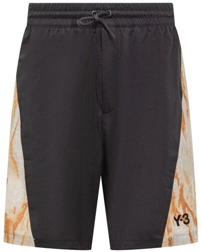Y-3 Y-3 Rust Dye Shorts - Grey