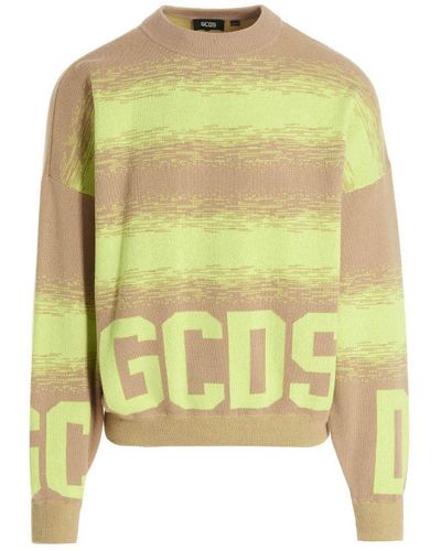 Gcds ' Low Band Degradè' Sweater - Yellow