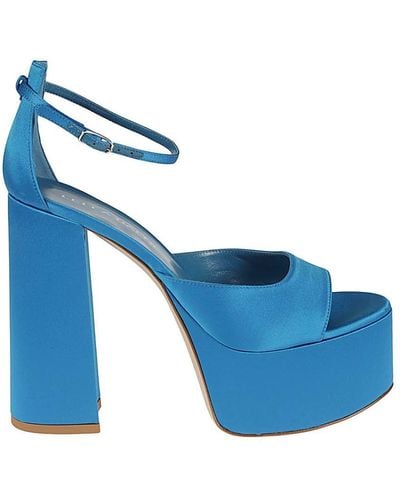 Lella Baldi Heel Sandals - Blue