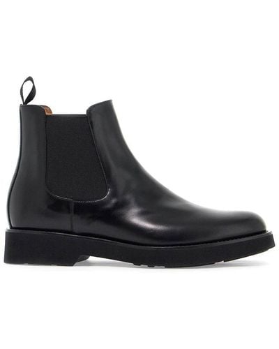 Church's Monmouth Chelsea Leather Brushed Ankle Boots - Black