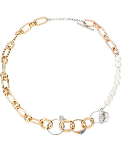 Marni Brass Necklace Jewelry - Metallic