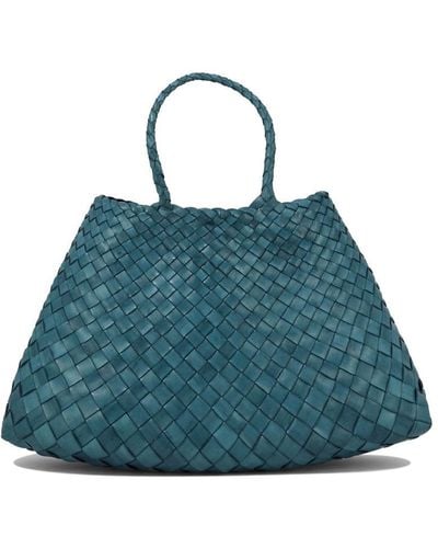 Dragon Diffusion "Santa Croce Small" Handbag - Blue
