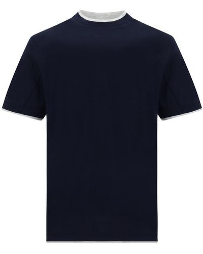 Brunello Cucinelli T-shirts - Blue