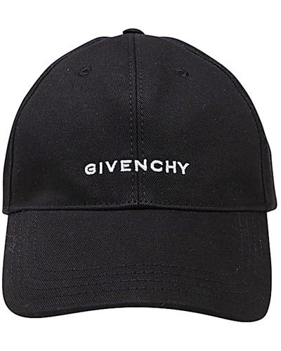 Givenchy Black Cotton Blend Baseball Cap