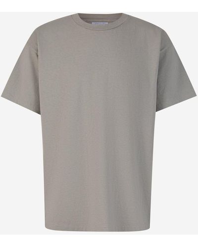 John Elliott Plain Cotton T-Shirt - Gray