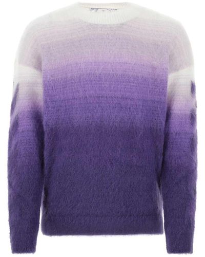 Purple Off-White c/o Virgil Abloh Sweaters and knitwear for Men | Lyst