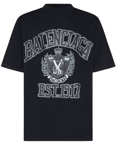 Balenciaga Diy University T-shirt - Black