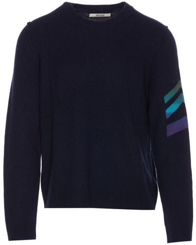 Zadig & Voltaire 'kennedy' Cashmere Sweater, - Blue