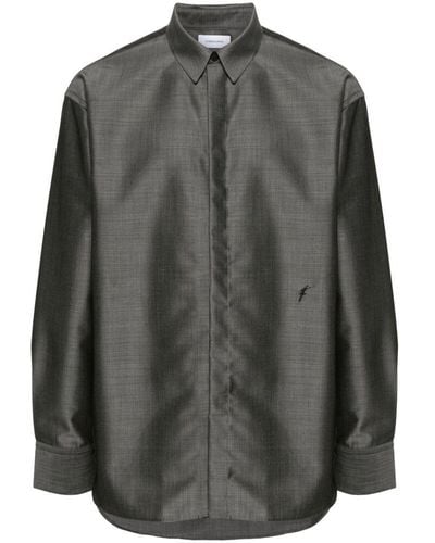 Ferragamo Shirts - Grey