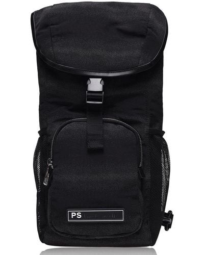 Paul Smith Noise Logo Sling Bag Backpack - Black