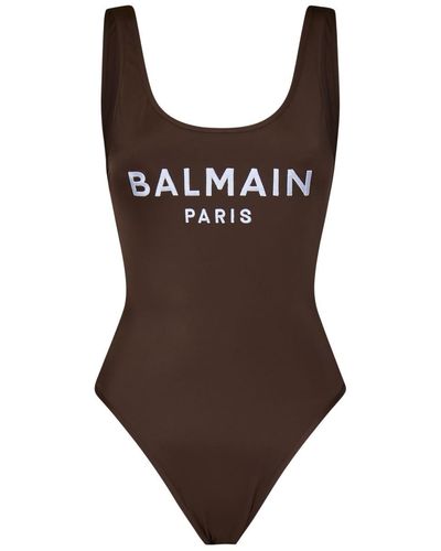 Balmain Paris Swimsuit - Brown