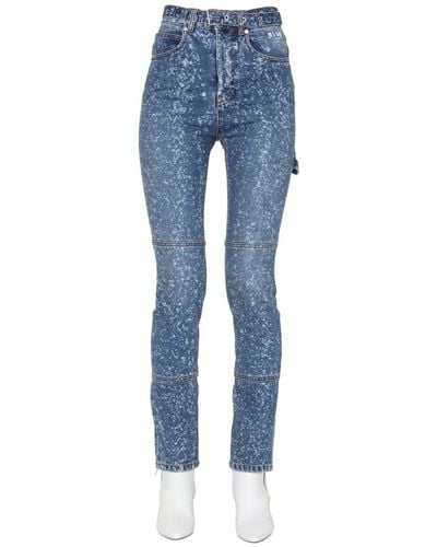 MSGM Skinny Fit Jeans - Blue