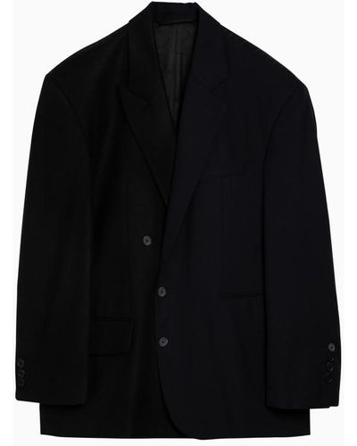 Balenciaga Jacket With Epaulettes - Black
