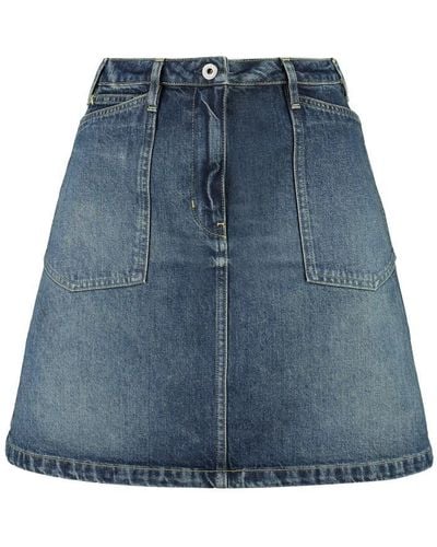 KENZO Denim Mini Skirt - Blue