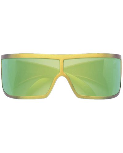 Retrosuperfuture Bones Zircon Sunglasses - Green