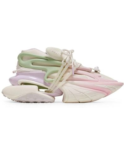 Balmain Unicorn Sneakers With Inserts - Pink