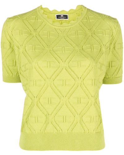 Elisabetta Franchi Jerseys & Knitwear - Yellow