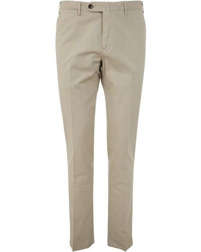 PT01 Cotton Gabardine Classic Pants - Natural