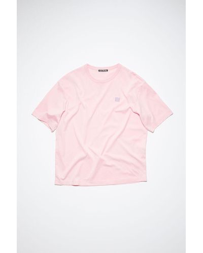 Acne Studios T-shirts Short Sleeve T-shirt Clothing - Pink