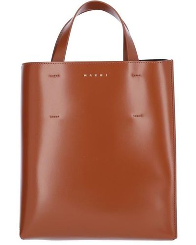 Marni Large Logo Jacquard Tote Bag In Rose