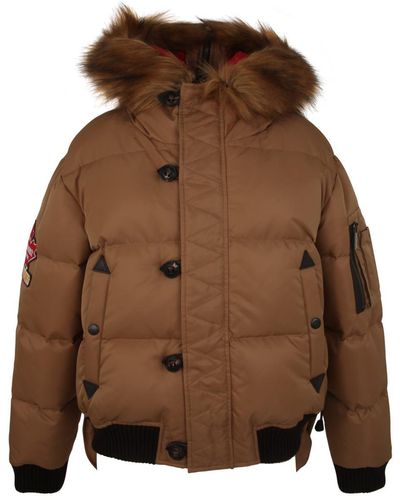 DSquared² Puff Mini Parka Clothing - Brown
