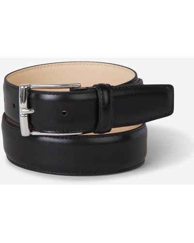 Crockett & Jones Fine Leather Belt - Black