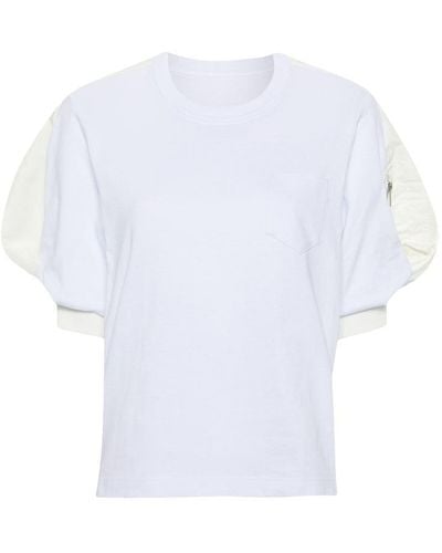 Sacai T-shirts - White