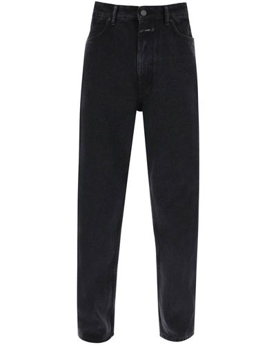 Closed Regular Fit Jeans With Tapered Leg - Black