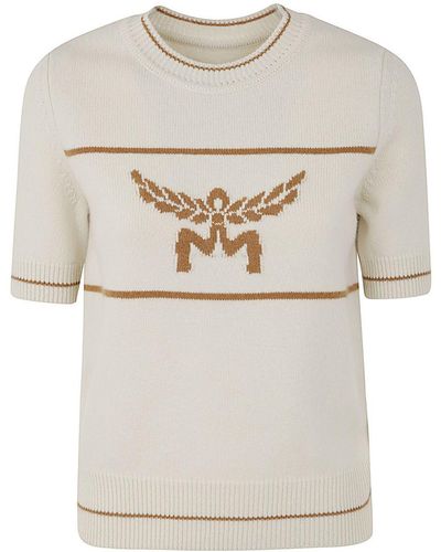 MCM W Col Jumper Wi Clothing - Natural