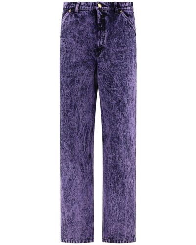 Marni Marble-Dyed Denim Jeans - Blue