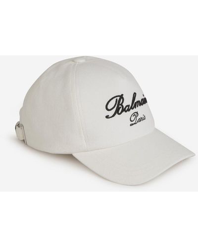 Balmain Hats - White
