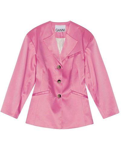 Ganni Jackets - Pink
