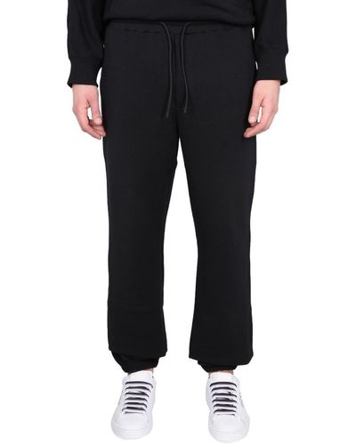 MSGM JOGGING Trousers With Maxi Logo - Black