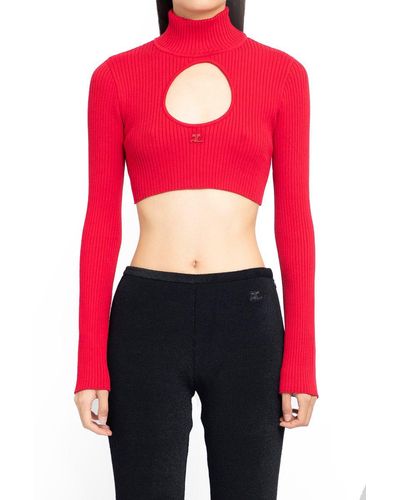 Courreges Knitwear - Red