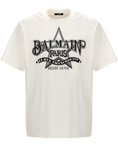 Balmain Star T-shirt - White