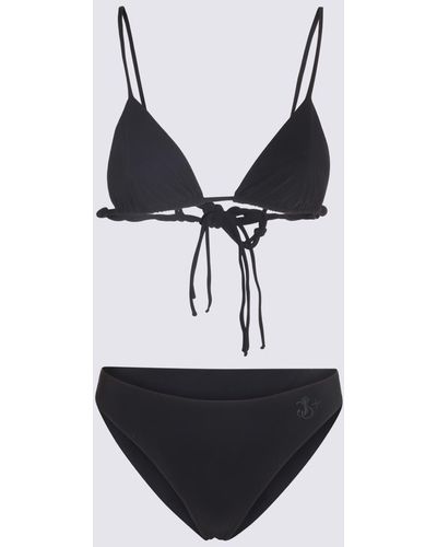 Jil Sander Black Trangle Bikini Beachwear