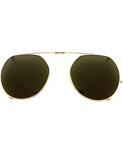 Ahlem Place Dauphine Clip Champagne Sunglasses - Brown
