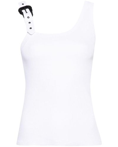 Versace Buckle Detail T-Shirt - White