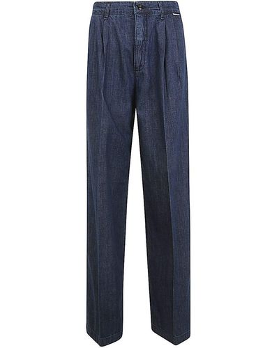 Roy Rogers Chino Squid Trouser Clothing - Blue