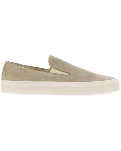 Common Projects Suede Slip-On Sneaker - Brown