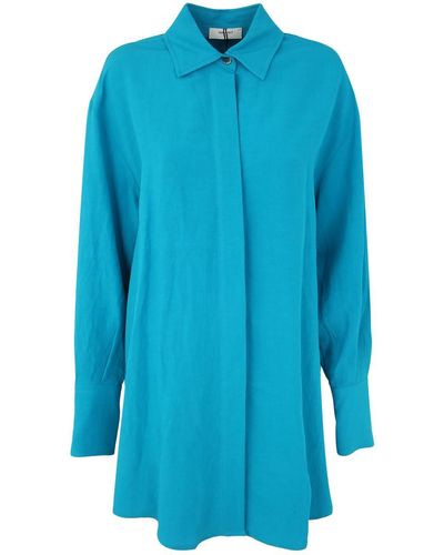 NINA 14.7 Maxi Shirt Clothing - Blue