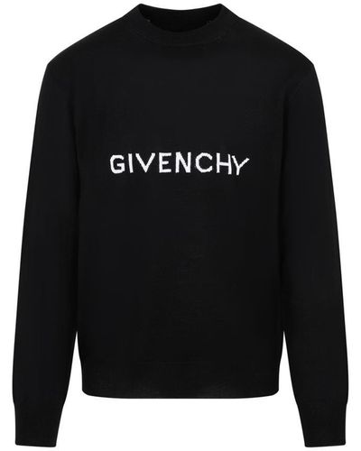 Givenchy Archetype Crewneck Sweater - Black