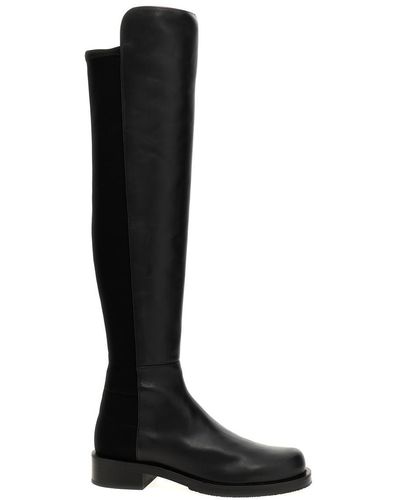 Stuart Weitzman 50/50 Bold Boots, Ankle Boots - Black