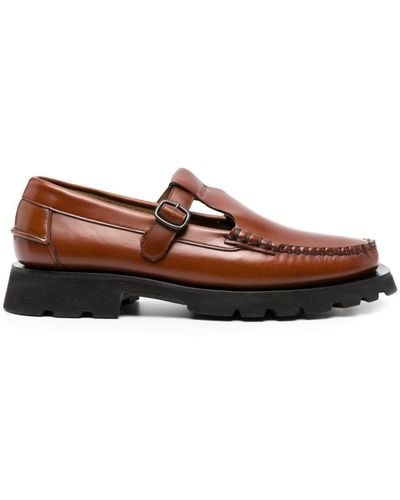 Hereu Alber Leather Loafers - Brown